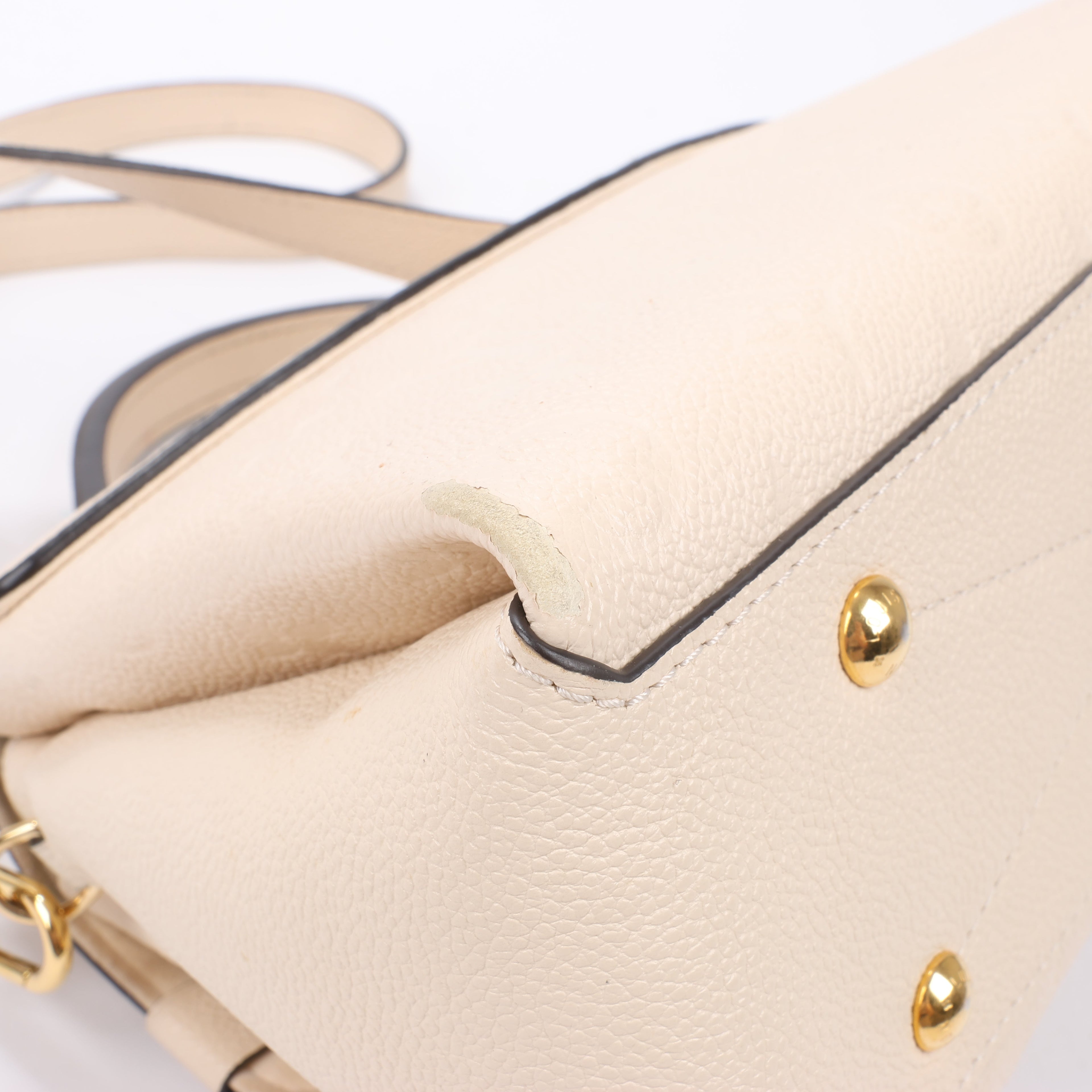 Louis Vuitton Monogram Empreinte Georges BB 2Way Handbag in Beige M53943