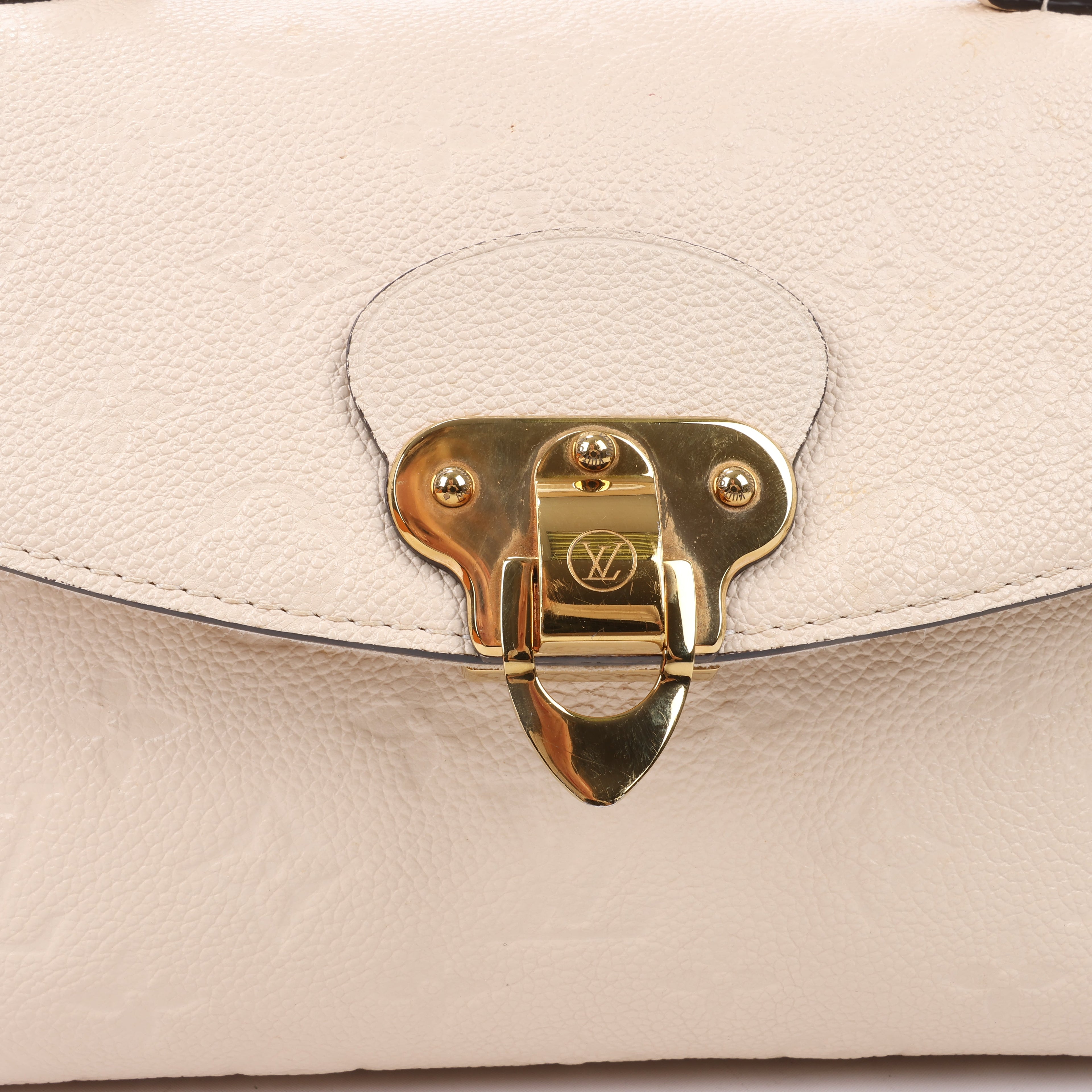 Louis Vuitton Monogram Empreinte Georges BB 2Way Handbag in Beige M53943