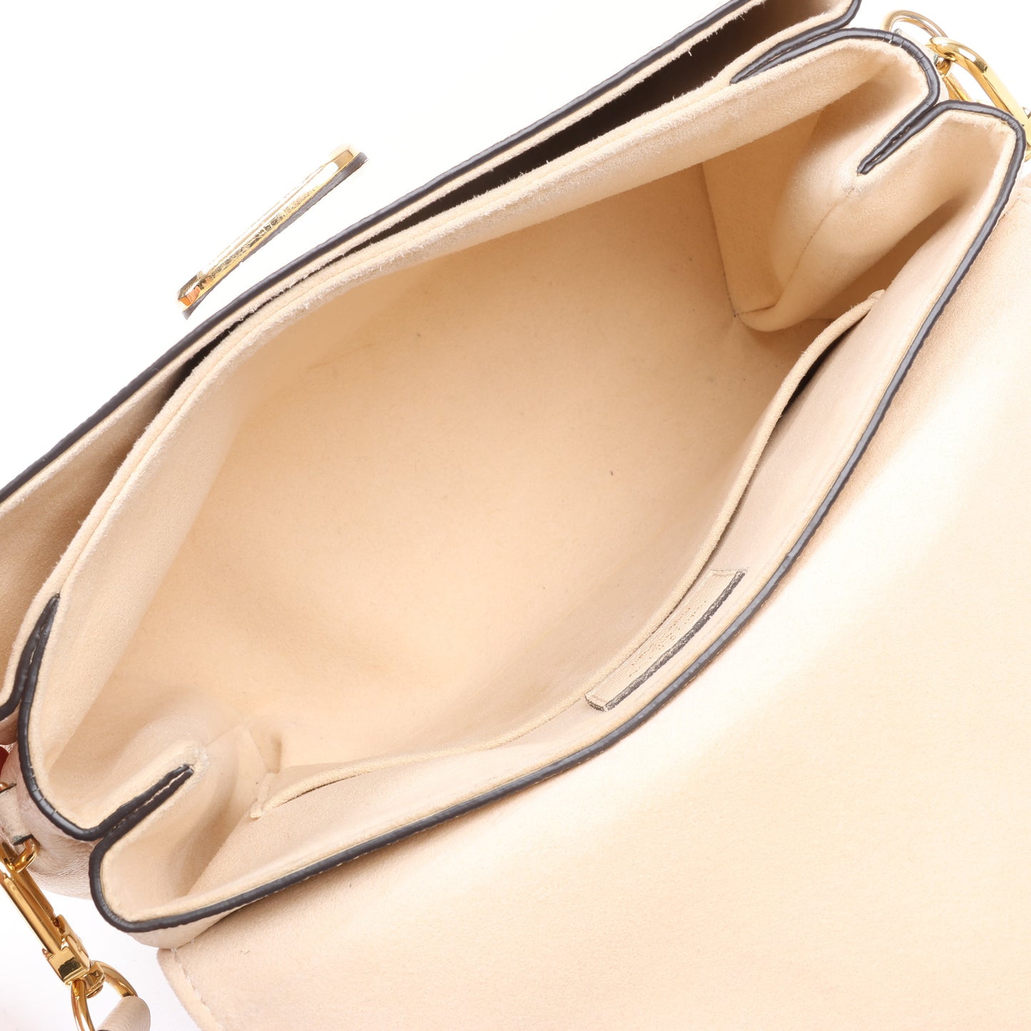 Louis Vuitton Monogram Empreinte Georges BB 2Way Handtasche in Beige M53943