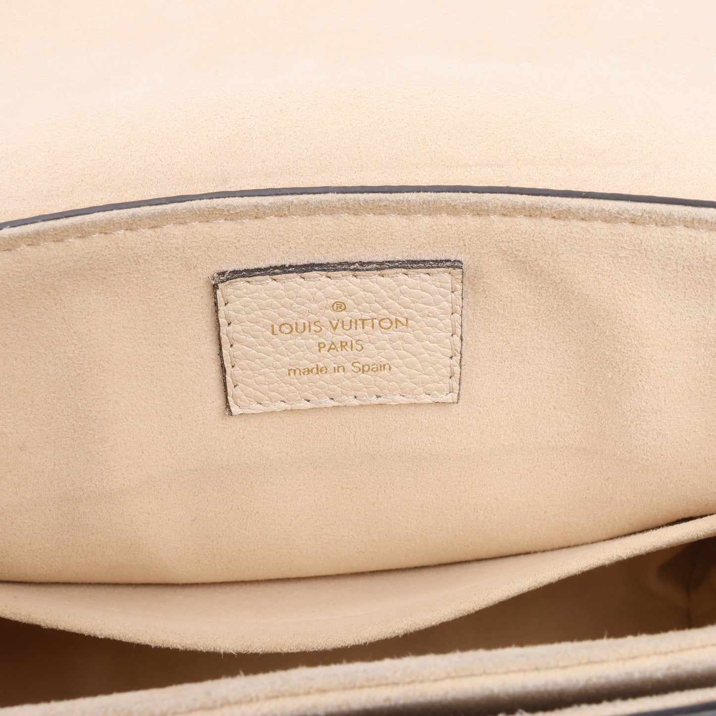 Louis Vuitton Monogram Empreinte Georges BB 2Way Handtasche in Beige M53943