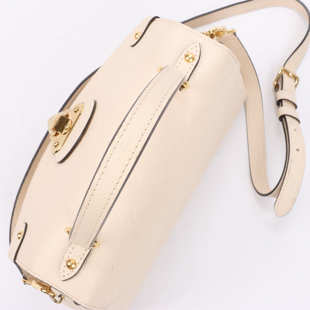 Louis Vuitton Monogram Empreinte Georges BB 2Way Handbag in Beige M53943