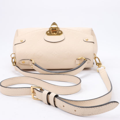 Louis Vuitton Monogram Empreinte Georges BB 2Way Handtasche in Beige M53943
