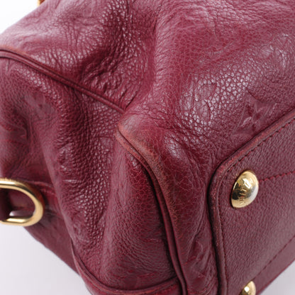 Louis Vuitton Monogram Empreinte Speedy 25 Bandoulière 2Way Handbag in Aurore M40827