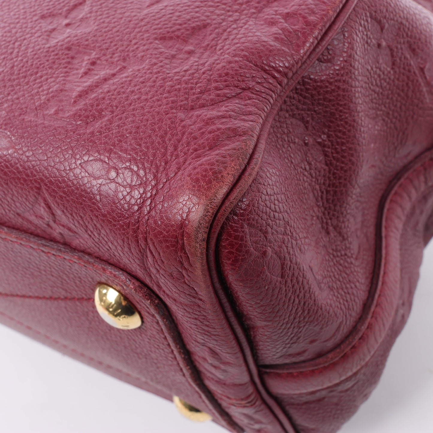 Louis Vuitton Monogram Empreinte Speedy 25 Bandoulière 2Way Handbag in Aurore M40827