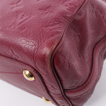 Louis Vuitton Monogram Empreinte Speedy 25 Bandoulière 2Way Handbag in Aurore M40827