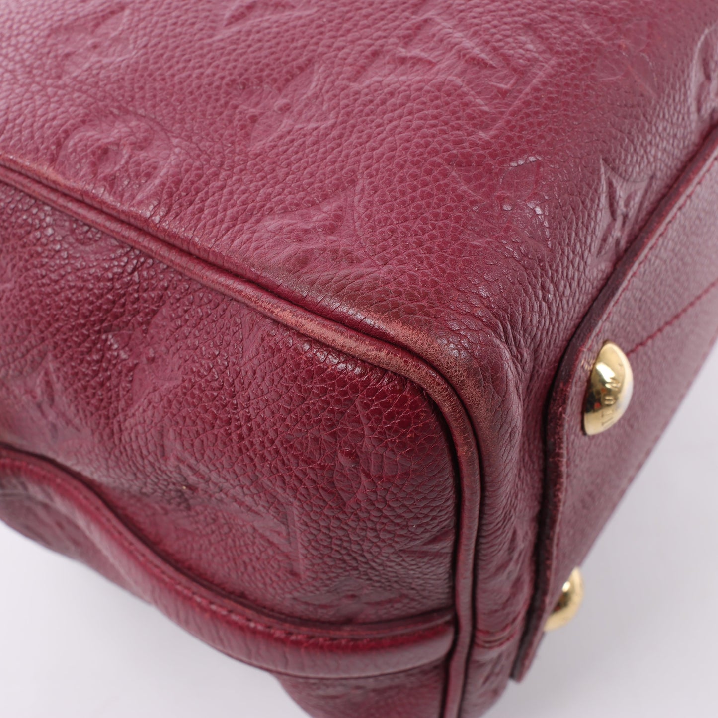 Louis Vuitton Monogram Empreinte Speedy 25 Bandoulière 2Way Handbag in Aurore M40827