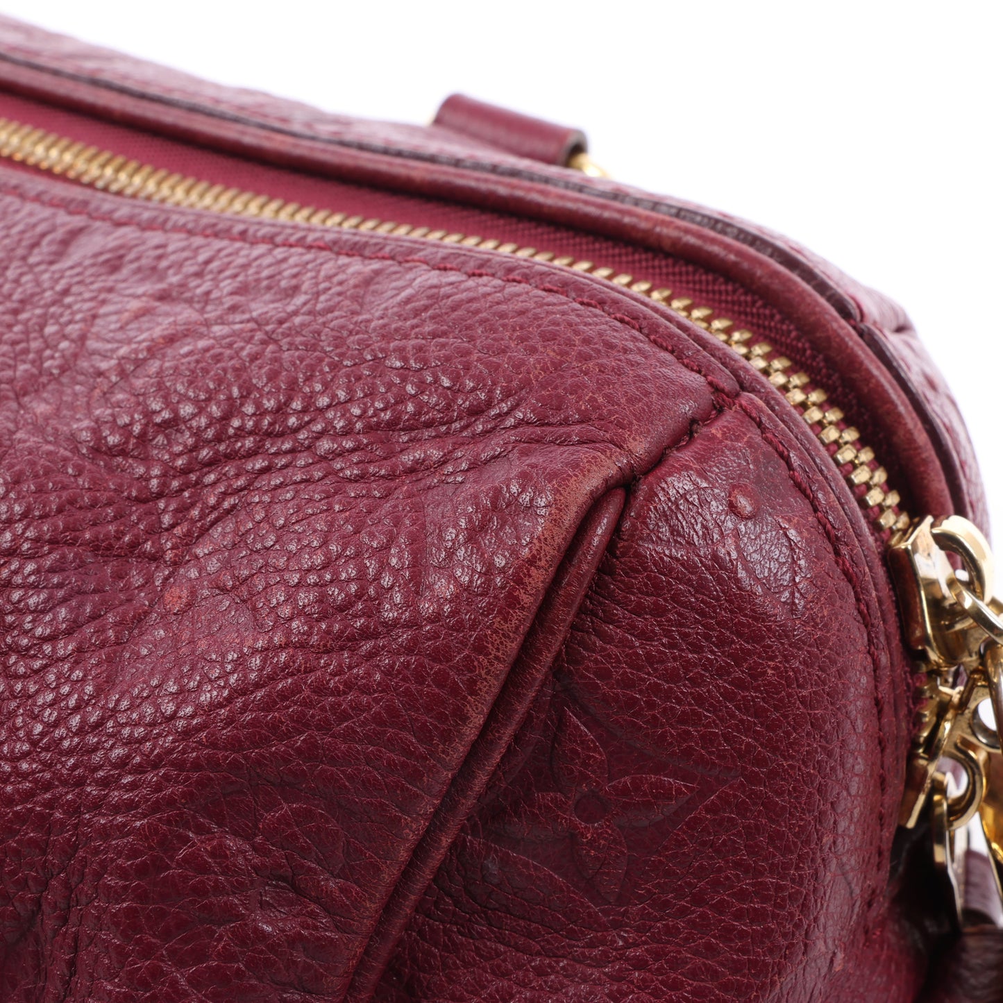 Louis Vuitton Monogram Empreinte Speedy 25 Bandoulière 2Way Handbag in Aurore M40827