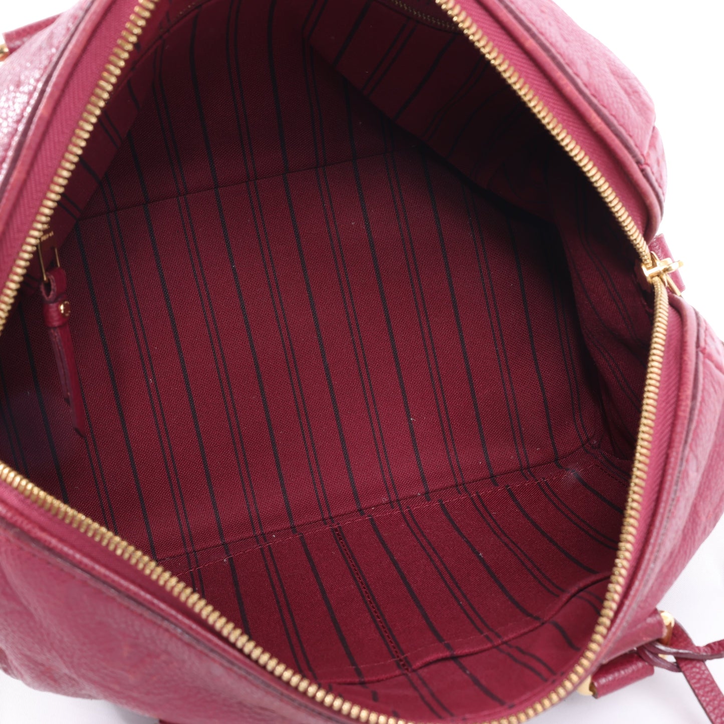 Louis Vuitton Monogram Empreinte Speedy 25 Bandoulière 2Way Handbag in Aurore M40827