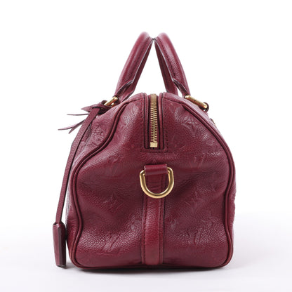 Louis Vuitton Monogram Empreinte Speedy 25 Bandoulière 2Way Handbag in Aurore M40827
