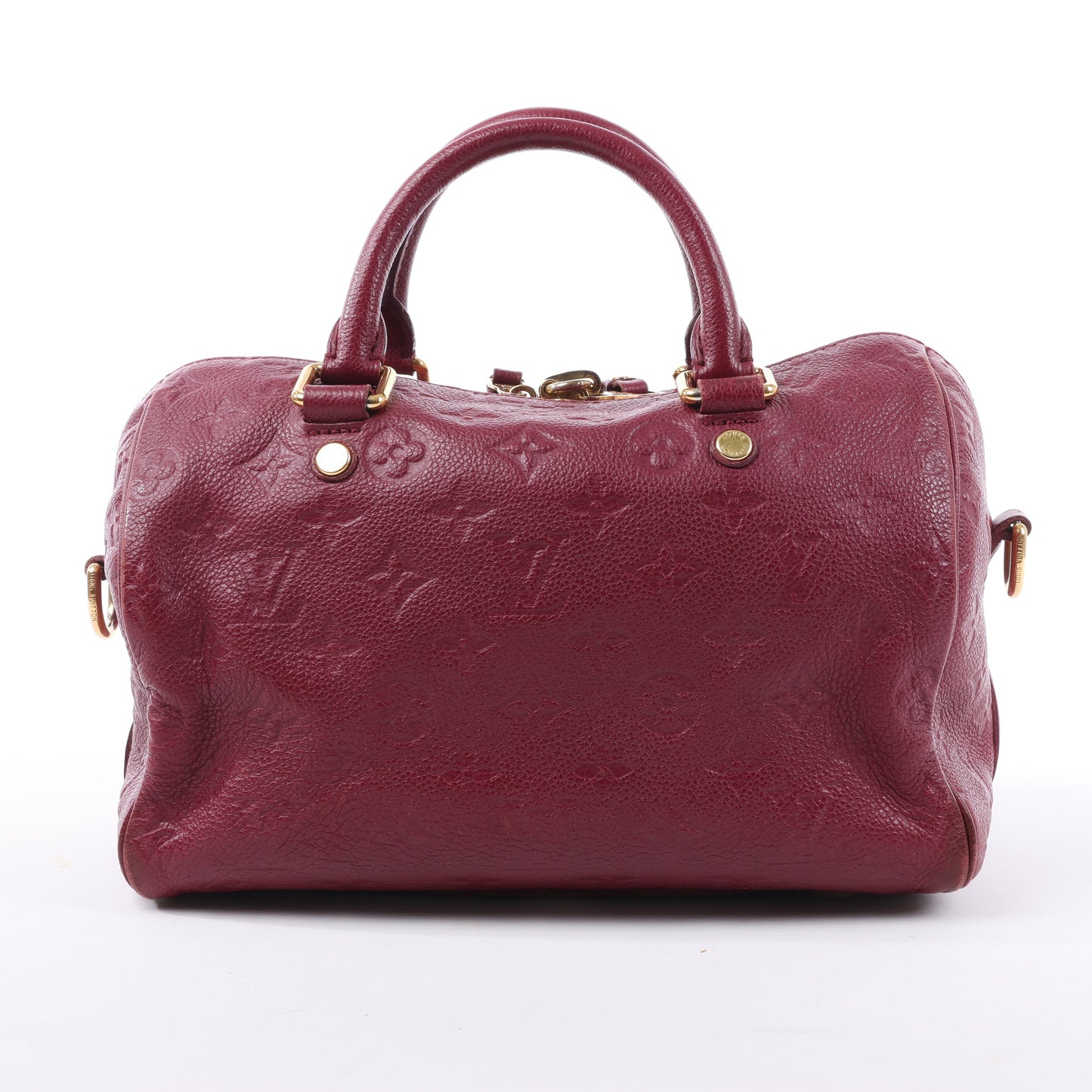 Louis Vuitton Monogram Empreinte Speedy 25 Bandoulière 2Way Handbag in Aurore M40827