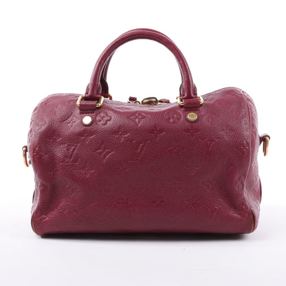 Louis Vuitton Monogram Empreinte Speedy 25 Bandoulière 2Way Handbag in Aurore M40827