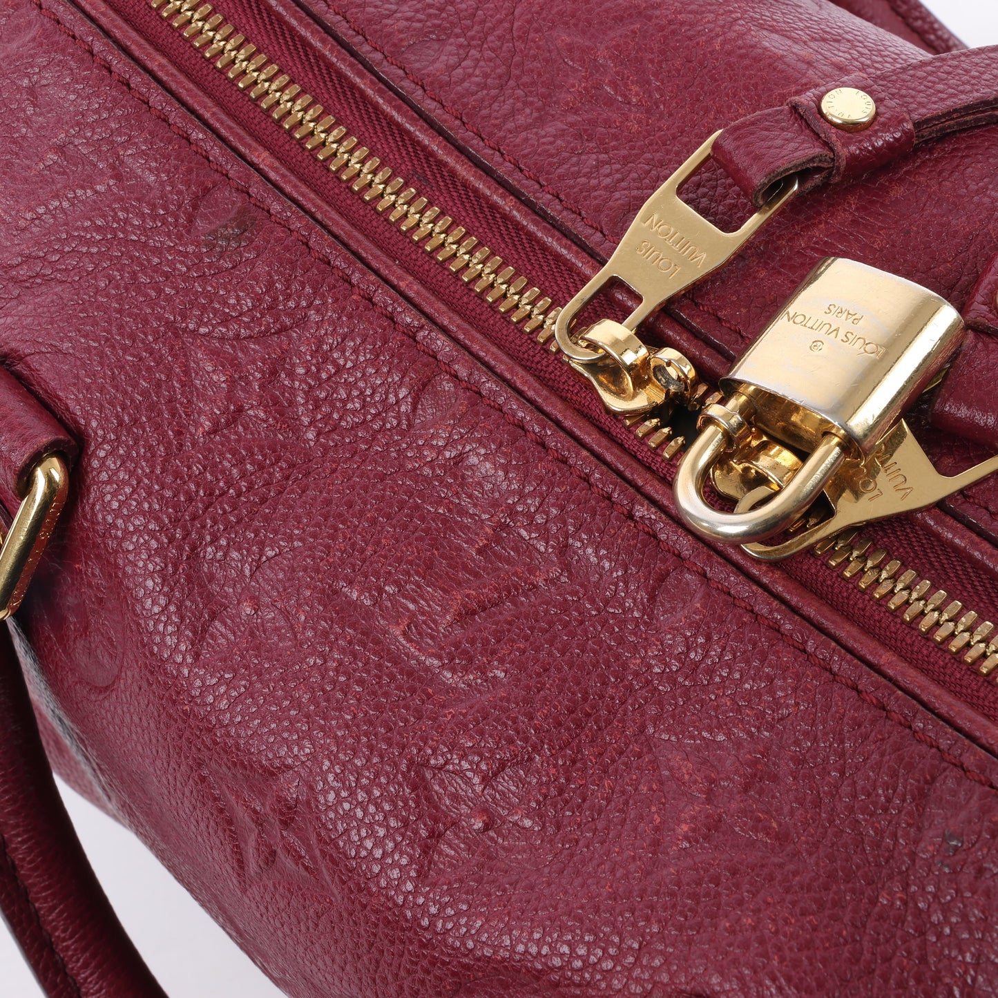 Louis Vuitton Monogram Empreinte Speedy 25 Bandoulière 2Way Handbag in Aurore M40827