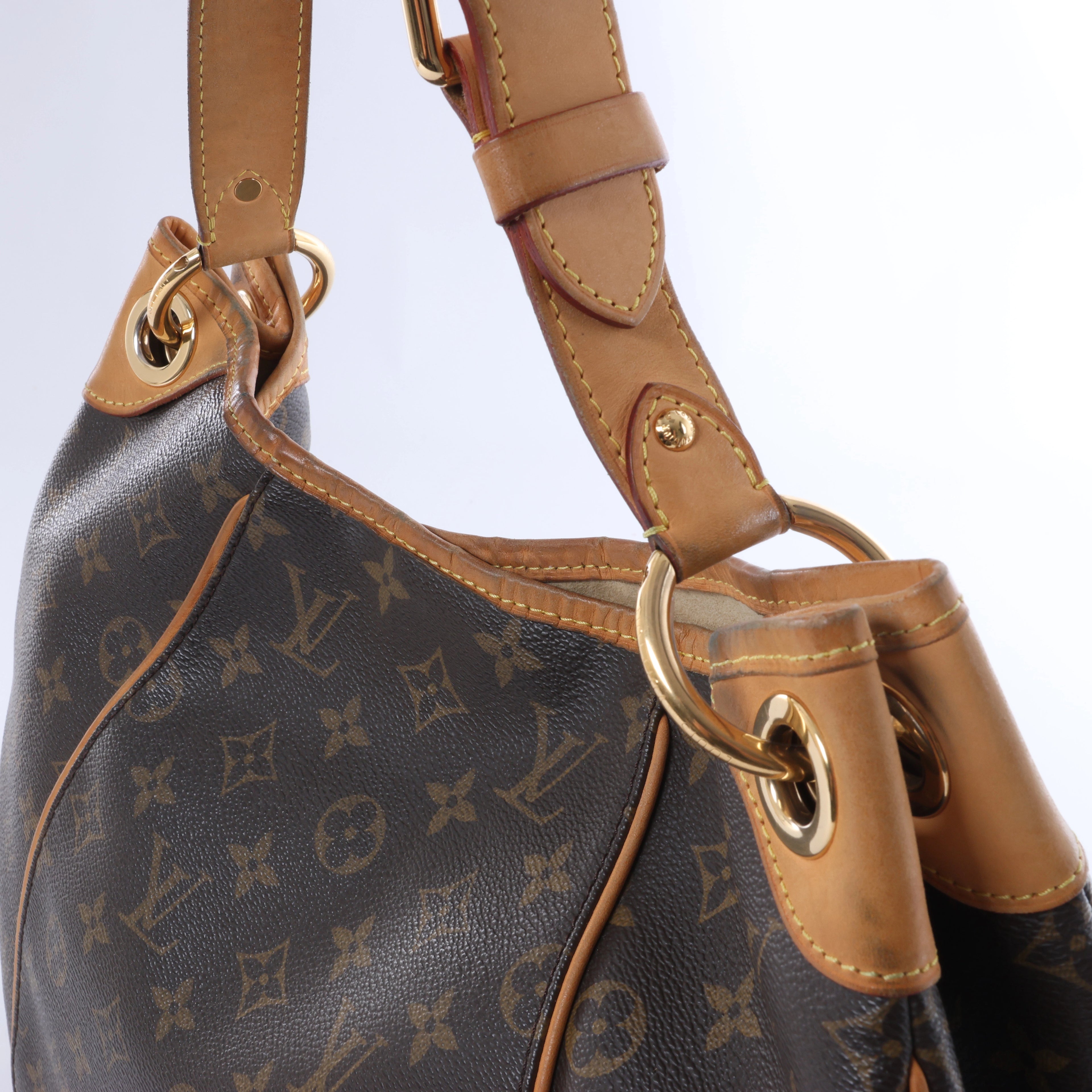 Louis Vuitton Monogram Galliera PM Shoulder Bag in Brown