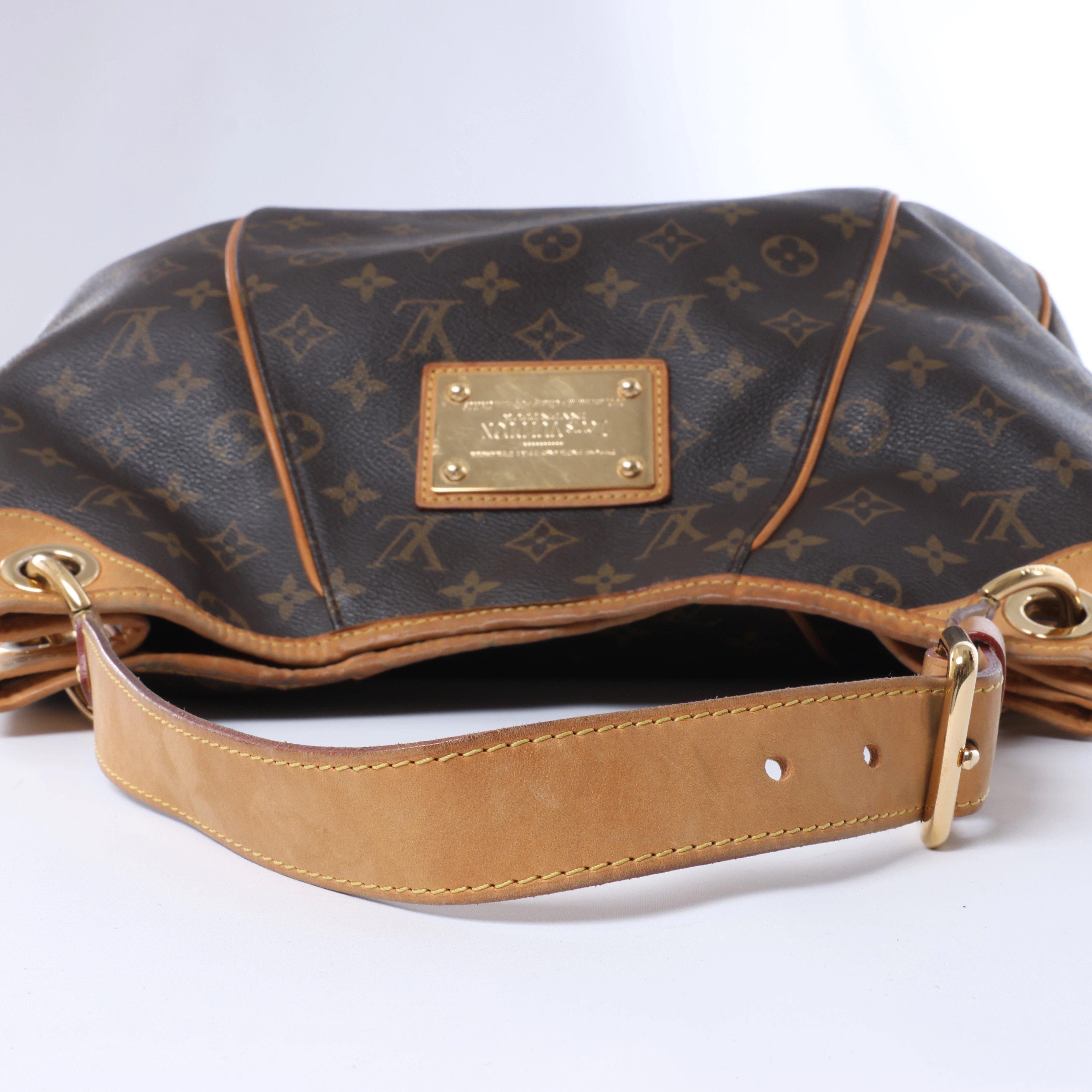Louis Vuitton Monogram Galliera PM Shoulder Bag in Brown