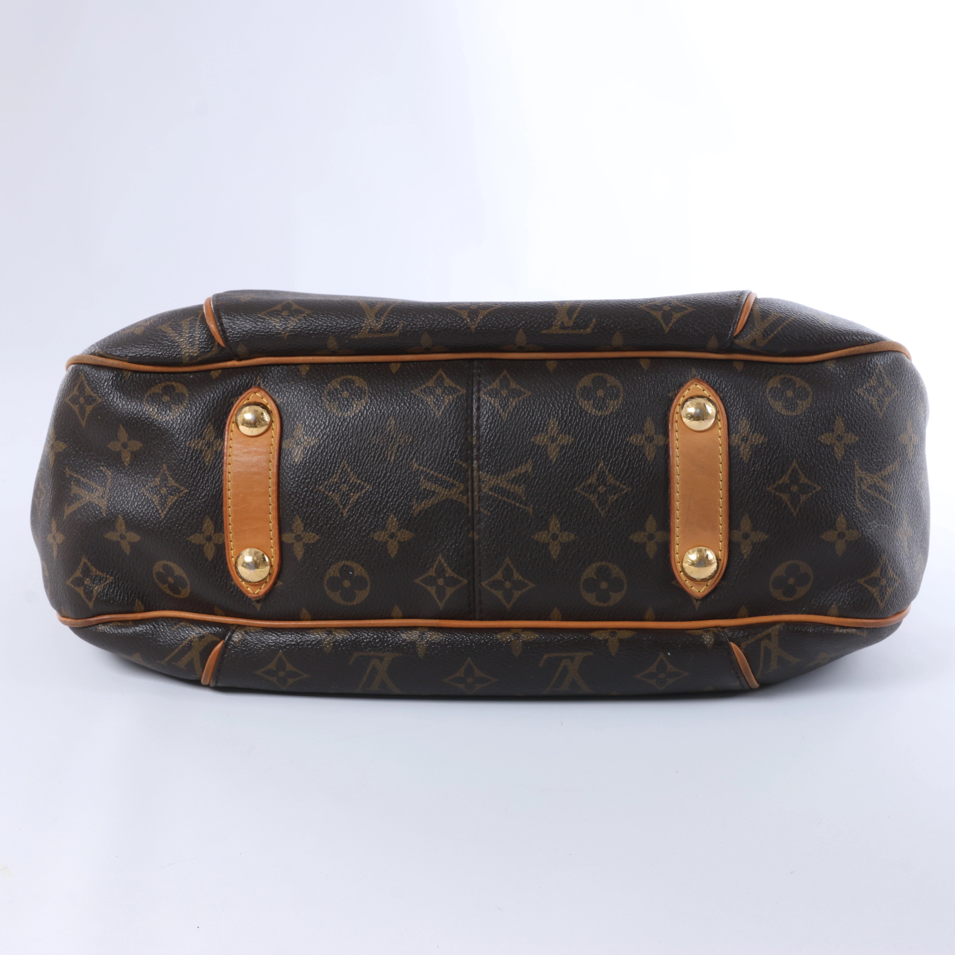 Louis Vuitton Monogram Galliera PM Shoulder Bag in Brown