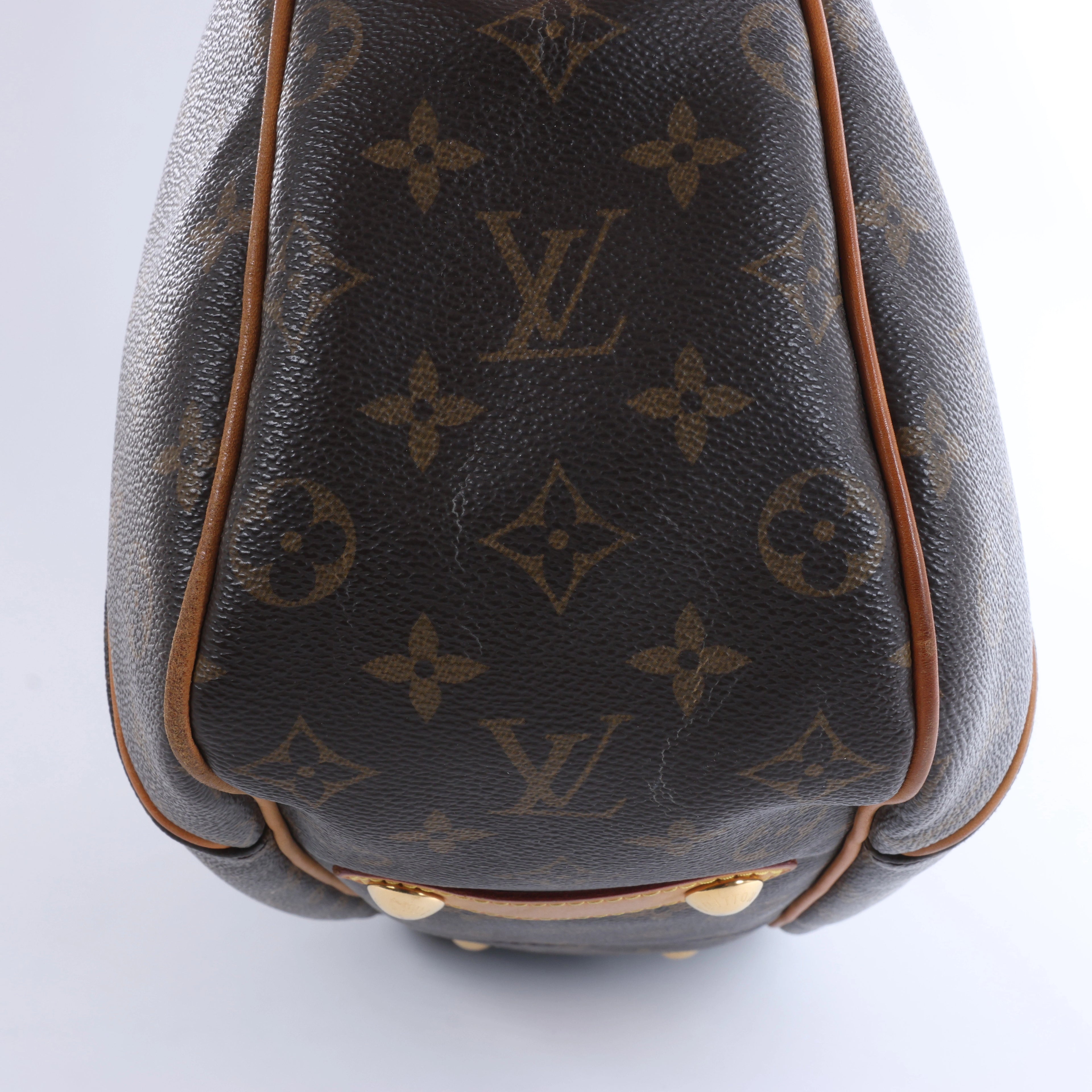 Louis Vuitton Monogram Galliera PM Shoulder Bag in Brown
