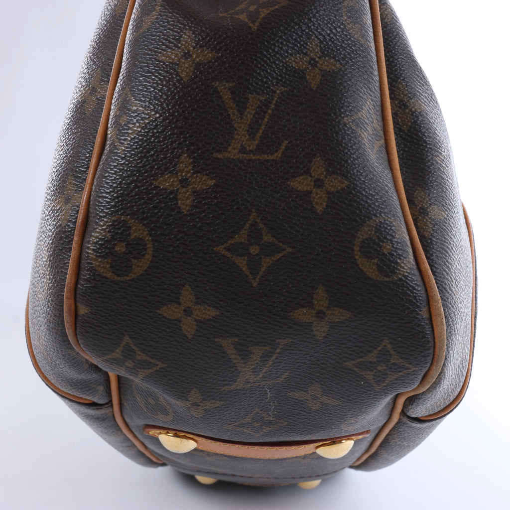Louis Vuitton Monogram Galliera PM Shoulder Bag in Brown