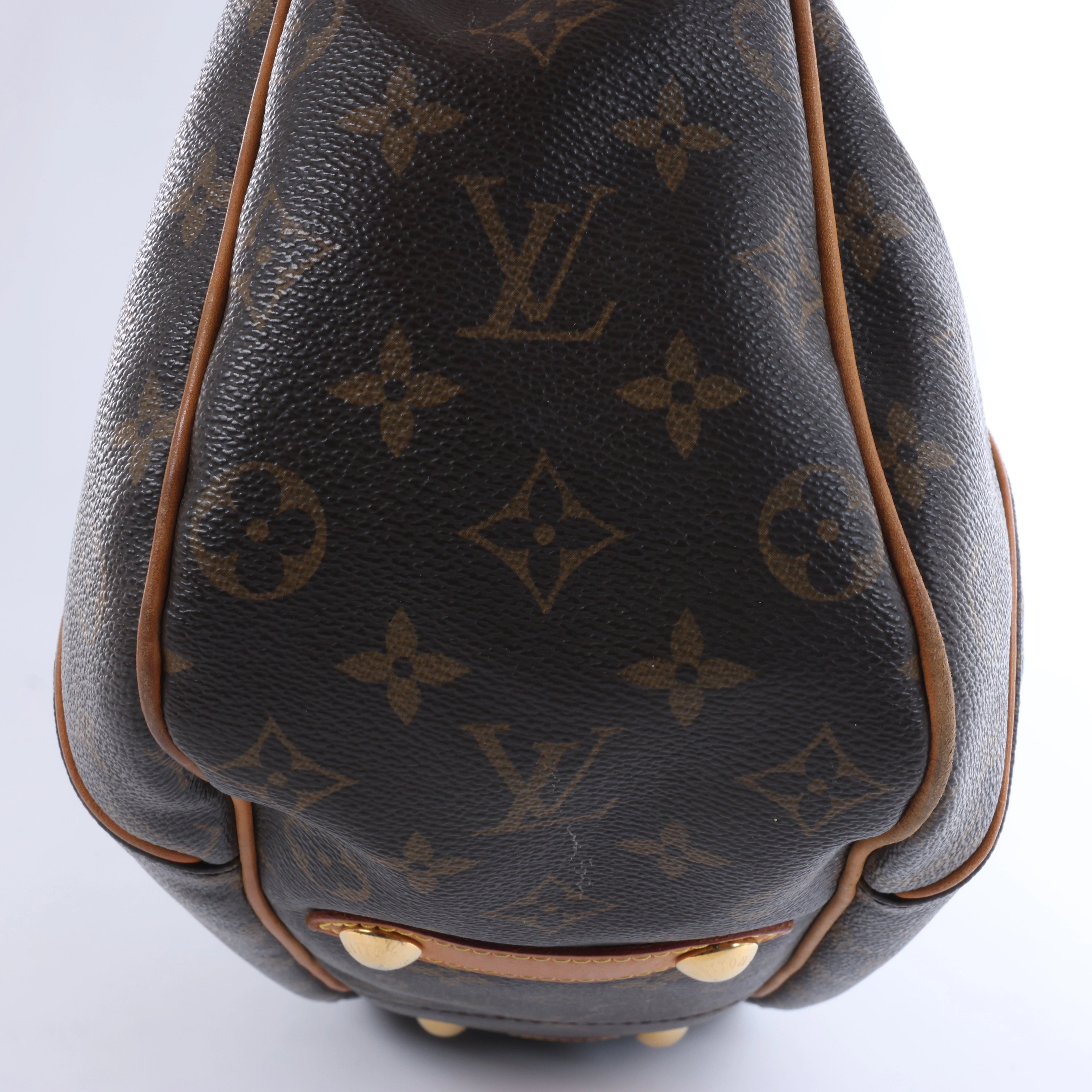 Louis Vuitton Monogram Galliera PM Shoulder Bag in Brown