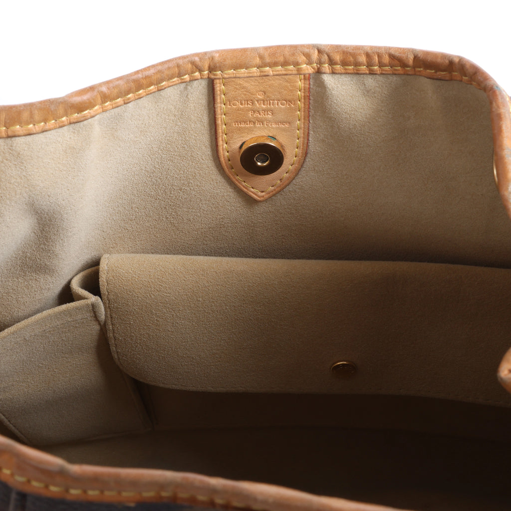 Louis Vuitton Monogram Galliera PM Shoulder Bag in Brown