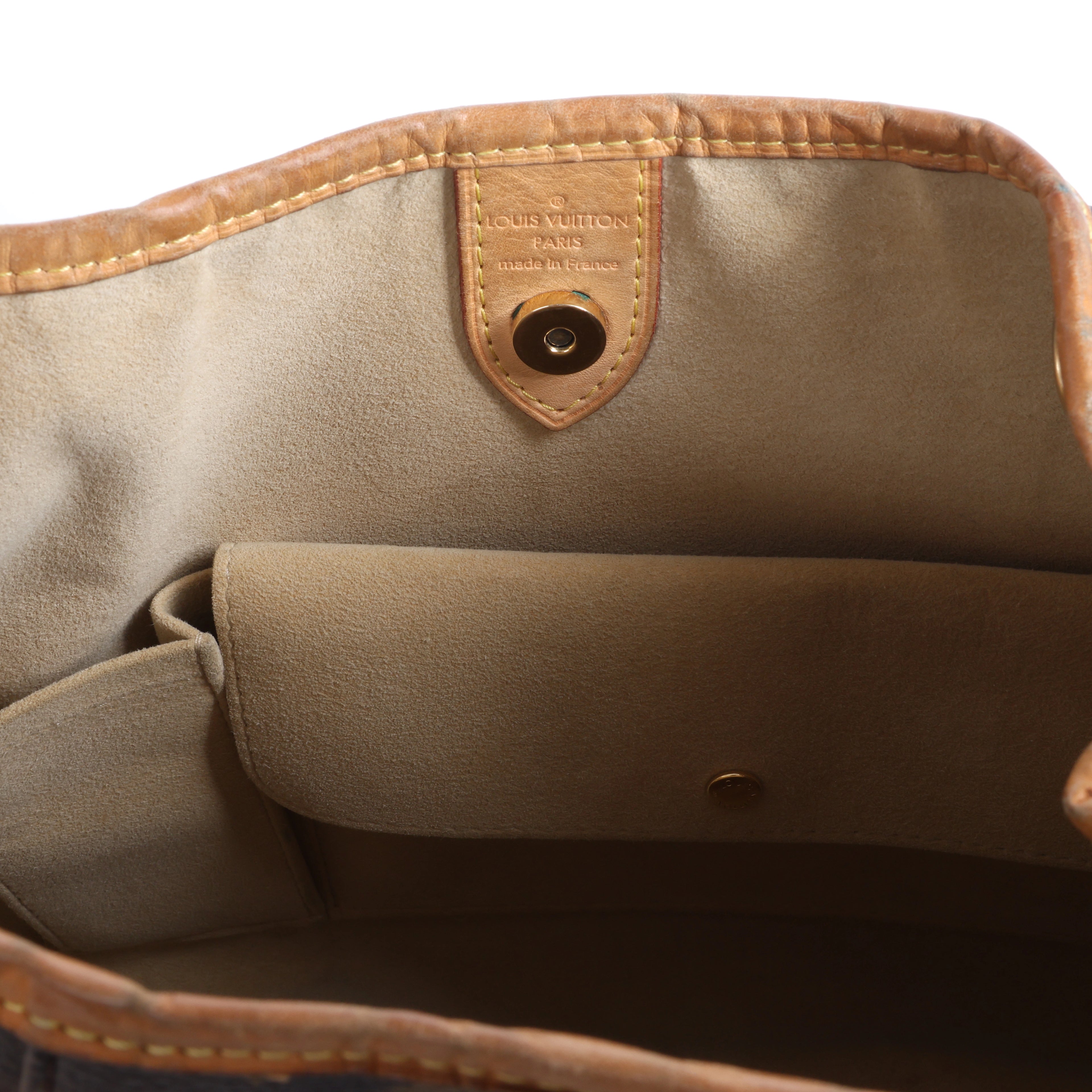Louis Vuitton Monogram Galliera PM Shoulder Bag in Brown