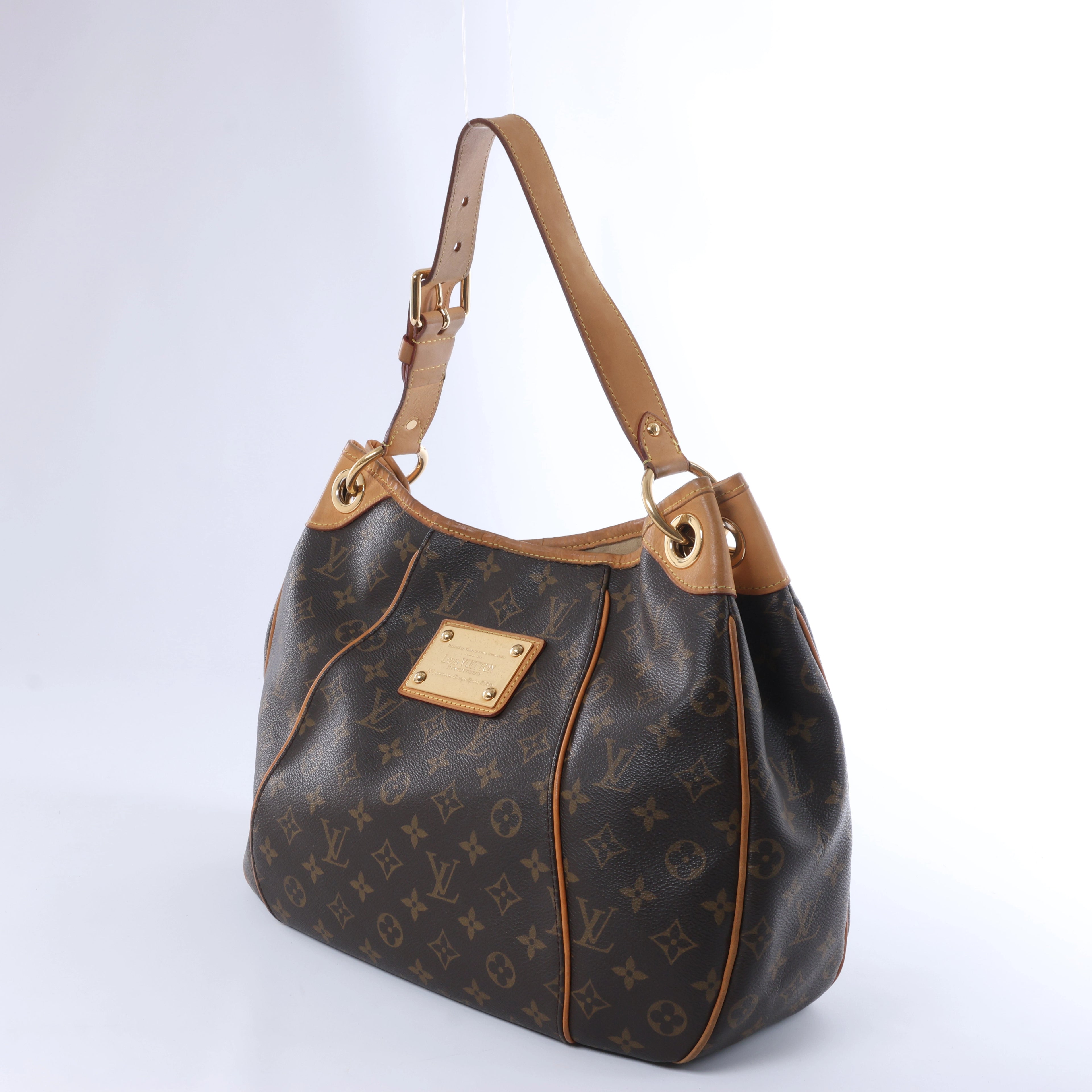 Louis Vuitton Monogram Galliera PM Shoulder Bag in Brown