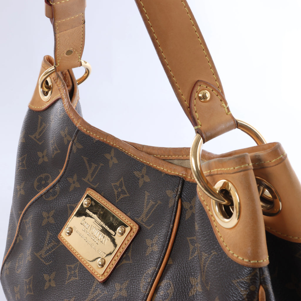 Louis Vuitton Monogram Galliera PM Shoulder Bag in Brown