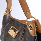 Louis Vuitton Monogram Galliera PM Shoulder Bag in Brown