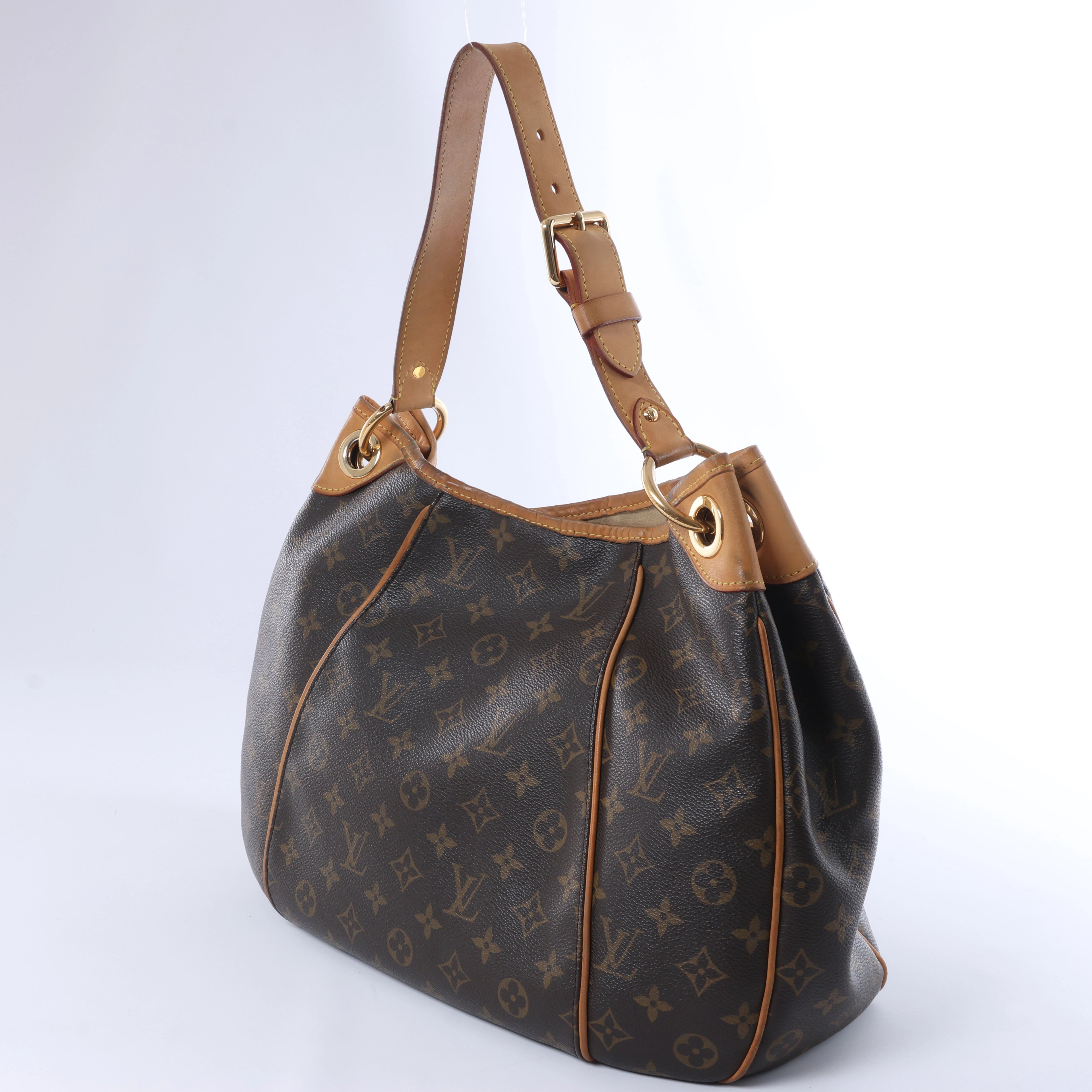 Louis Vuitton Monogram Galliera PM Shoulder Bag in Brown