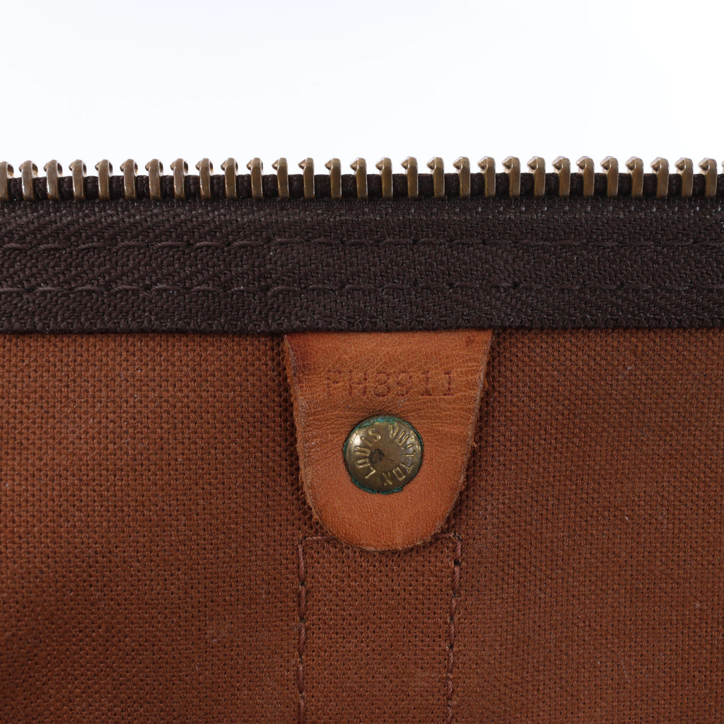 Louis Vuitton Keepall  Bandoulière 45 Monogram Canvas Travel Bag in Brown M41418