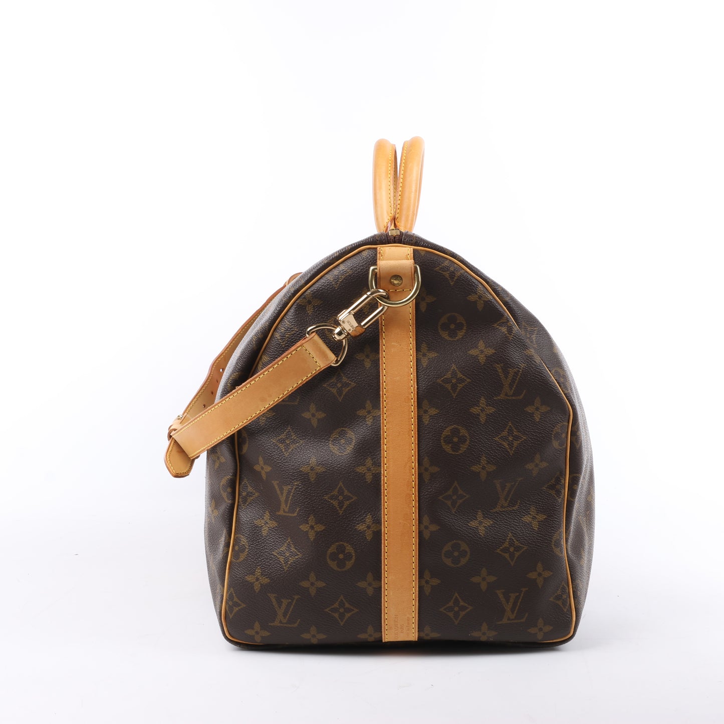 Louis Vuitton Monogram Canvas Keepall Bandoulière 55 Travel Bag M41414