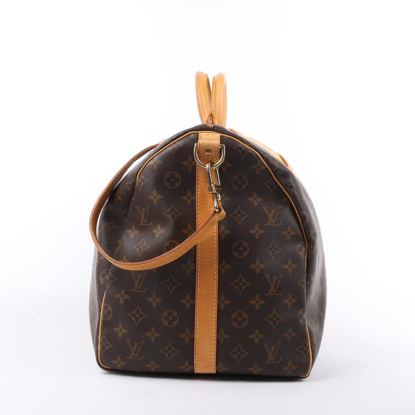 Louis Vuitton Monogram Canvas Keepall Bandoulière 55 Travel Bag M41414