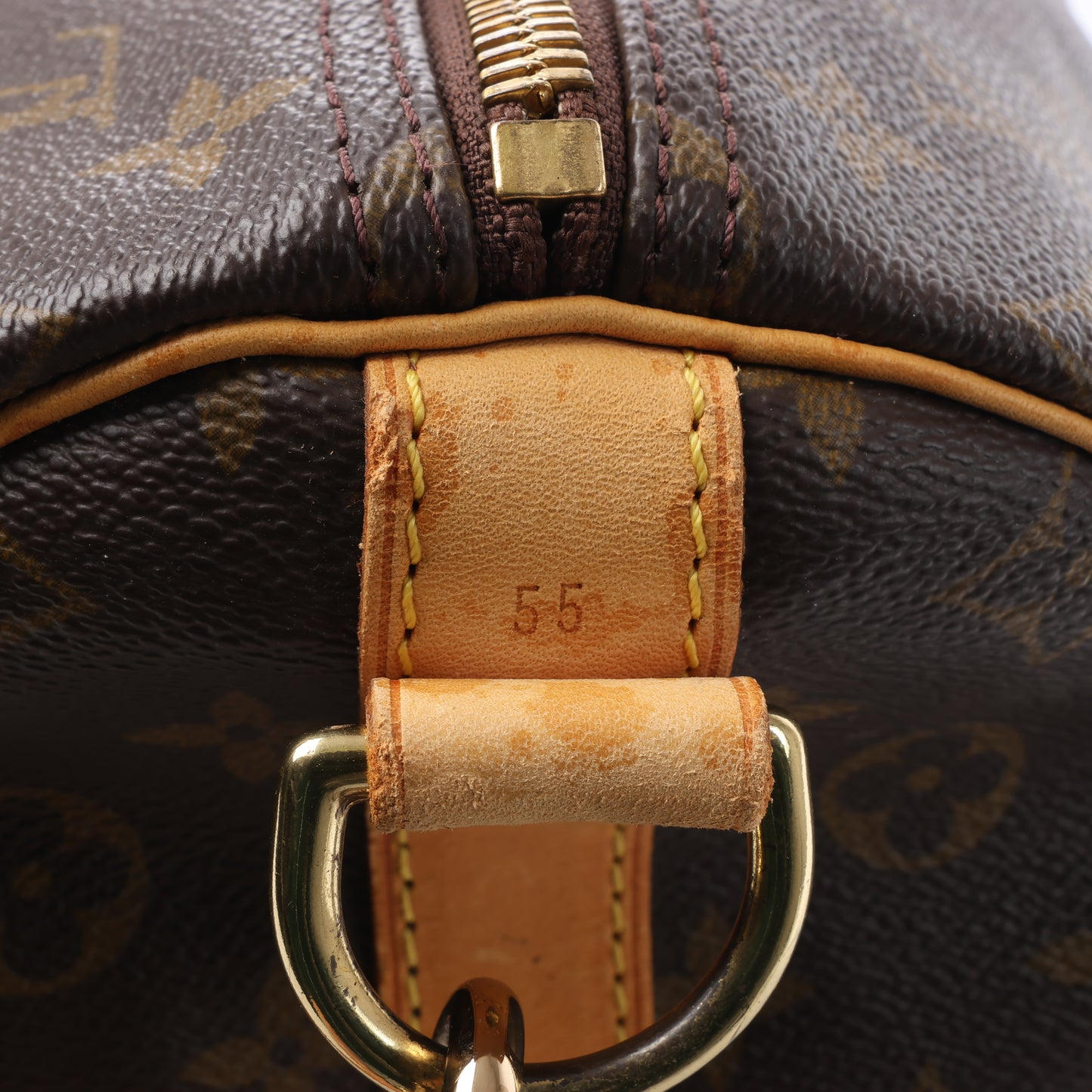 Louis Vuitton Monogram Canvas Keepall Bandoulière 55 Travel Bag M41414