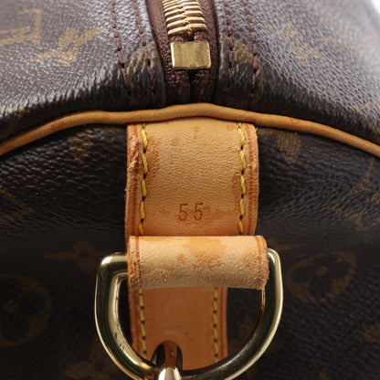 Louis Vuitton Monogram Canvas Keepall Bandoulière 55 Travel Bag M41414
