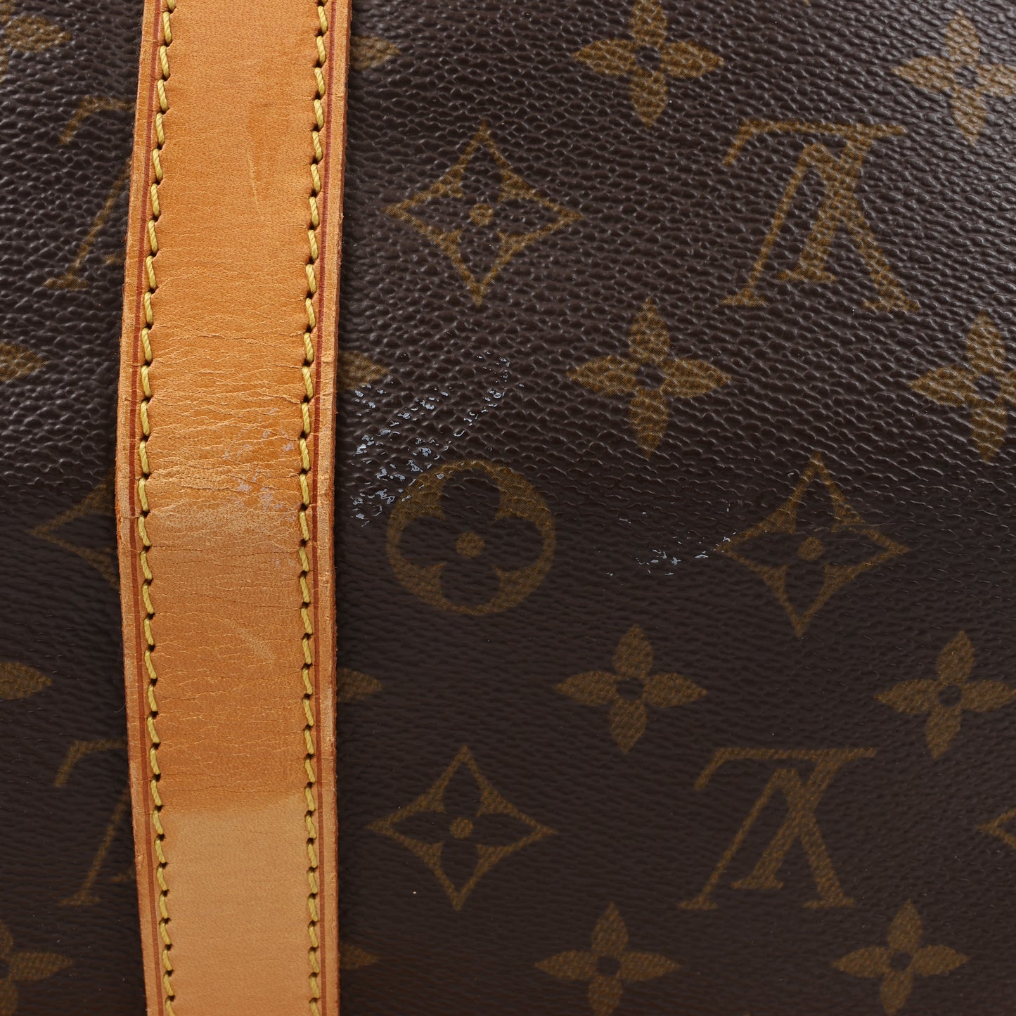Louis Vuitton Monogram Canvas Keepall Bandoulière 55 Travel Bag M41414