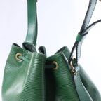 Louis Vuitton Leather Epi Noe Shoulder Bag in Green