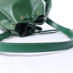 Louis Vuitton Leather Epi Noe Shoulder Bag in Green
