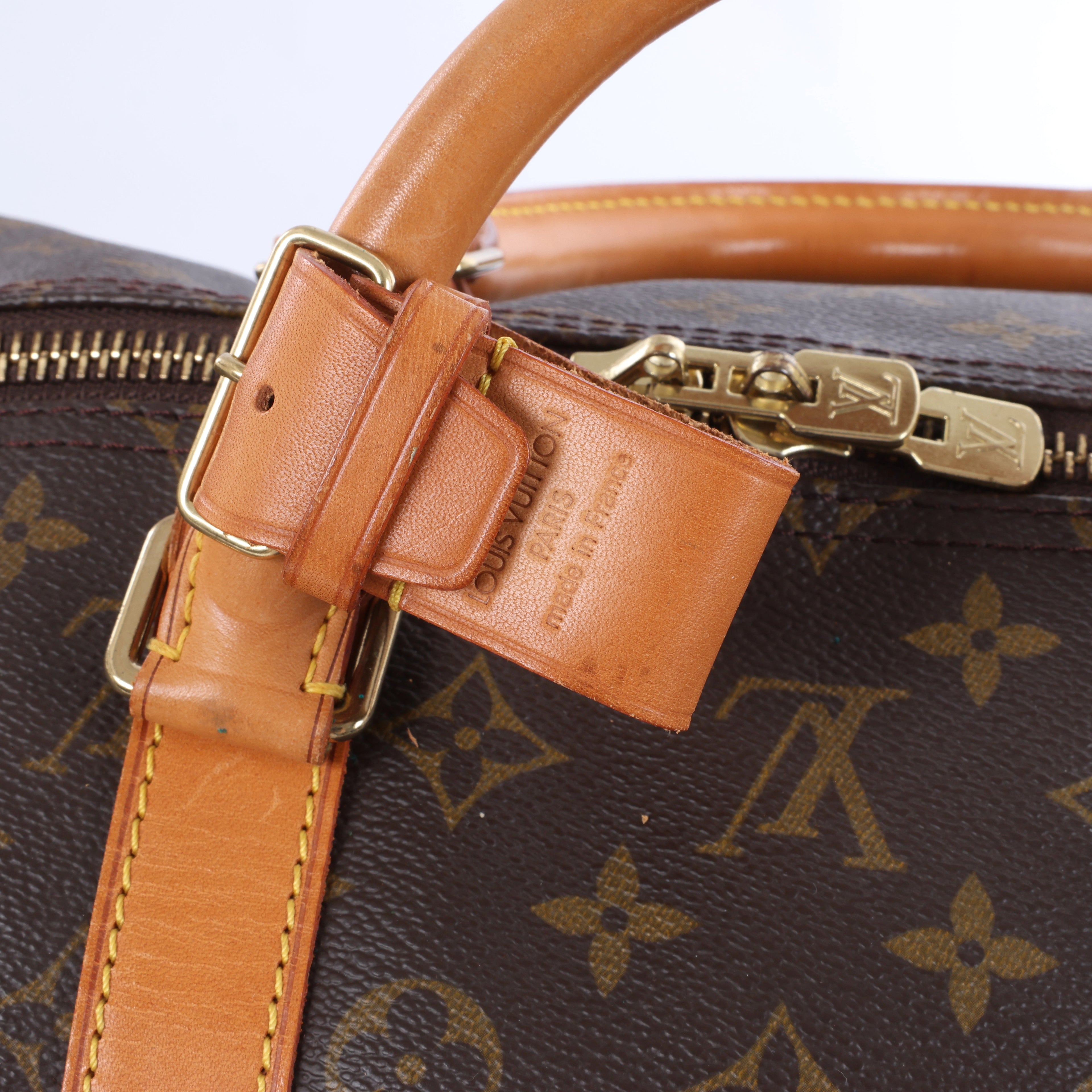 Louis Vuitton Monogram Keepall Bandrière 55 Travel Bag
