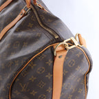 Louis Vuitton Monogram Keepall Bandrière 55 Travel Bag