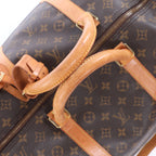 Louis Vuitton Monogram Keepall Bandrière 60 Travel Bag in Brown