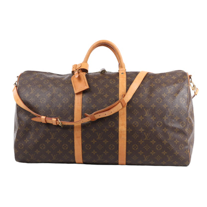 Louis Vuitton Monogram Canvas Keepall Bandoulière 60 Travel Bag M41412