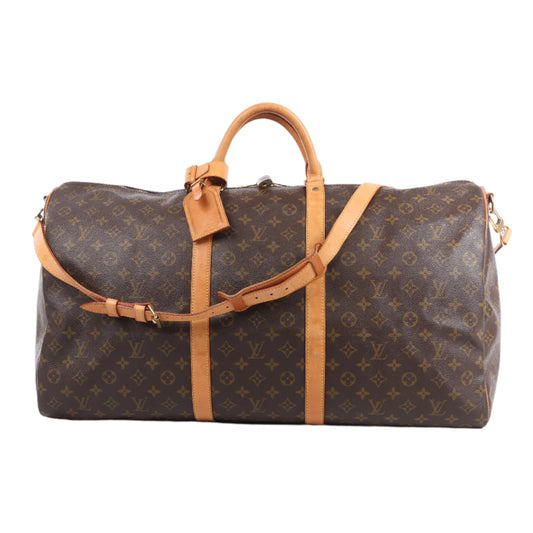 Sac de voyage Louis Vuitton en toile Monogram Keepall Bandoulière 60 M41412