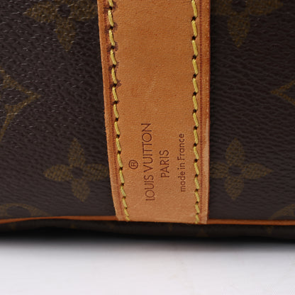 Louis Vuitton Monogram Canvas Keepall Bandoulière 60 Travel Bag M41412