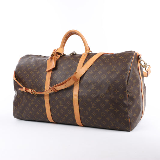 Sac de voyage Louis Vuitton en toile Monogram Keepall Bandoulière 60 M41412