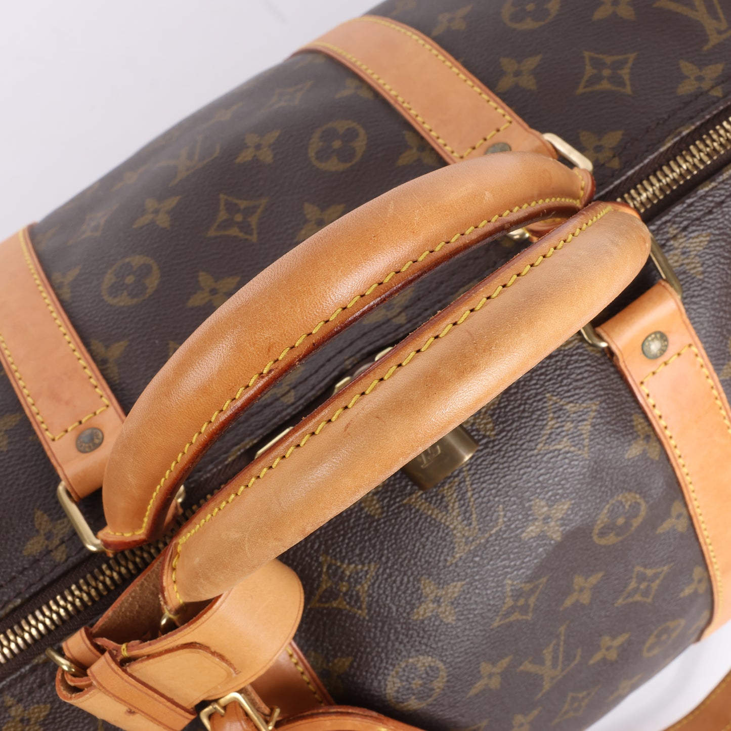 Louis Vuitton Monogram Canvas Keepall Bandoulière 60 Travel Bag M41412
