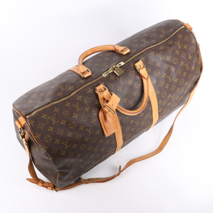 Louis Vuitton Monogram Canvas Keepall Bandoulière 60 Travel Bag M41412