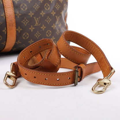 Louis Vuitton Monogram Canvas Keepall Bandoulière 60 Travel Bag M41412