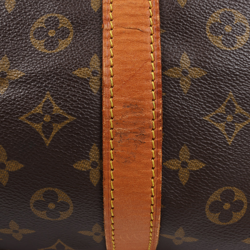 Louis Vuitton Monogram Canvas Keepall Bandoulière 60 Travel Bag M41412