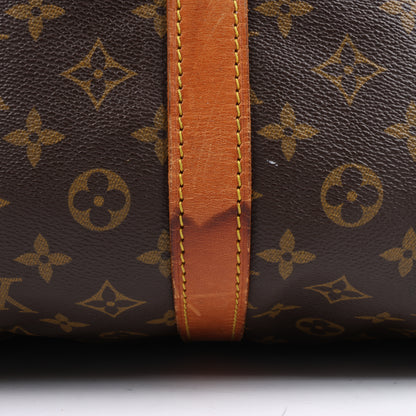 Louis Vuitton Monogram Canvas Keepall Bandoulière 60 Travel Bag M41412