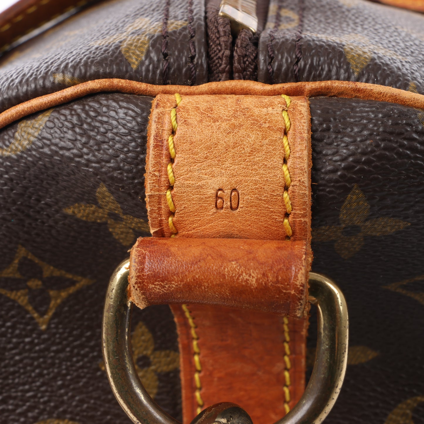 Louis Vuitton Monogram Canvas Keepall Bandoulière 60 Travel Bag M41412