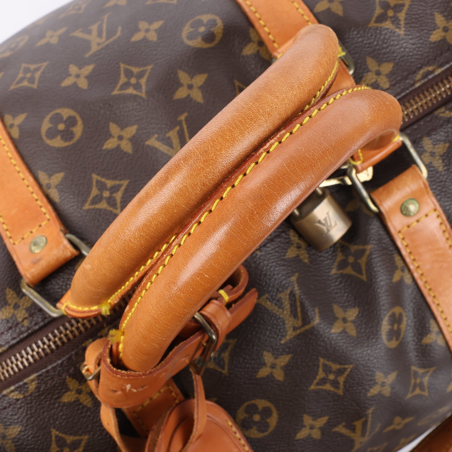 Louis Vuitton Monogram Canvas Keepall Bandoulière 60 Travel Bag M41412